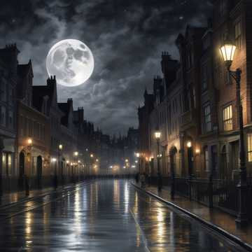 Moonlit Streets